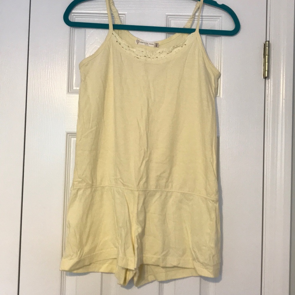 *Charlotte Russe* Yellow Lounge/PJ Romper